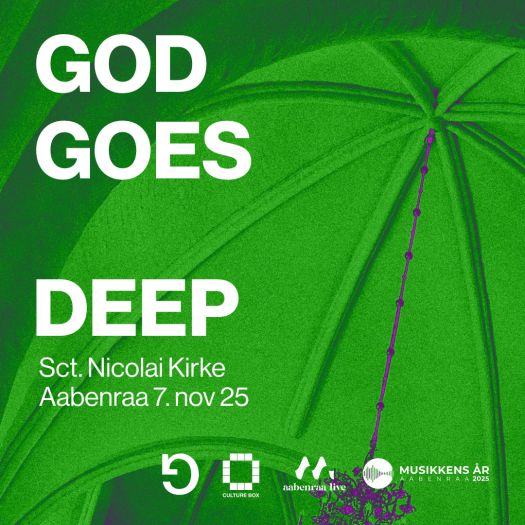 alt="God Goes Deep i Sct. Nicolai Kirke i Aabenraa - den 7. november 2025"