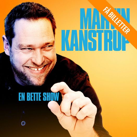 alt="Stand-up komedie med Martin Kanstrup i Sønderjyllandshallen den 20. marts 2026"